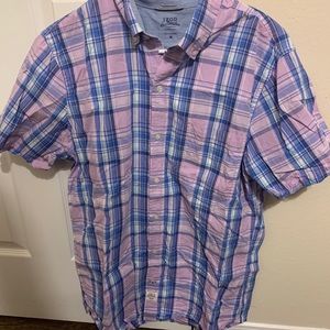 men’s izod short sleeve button up